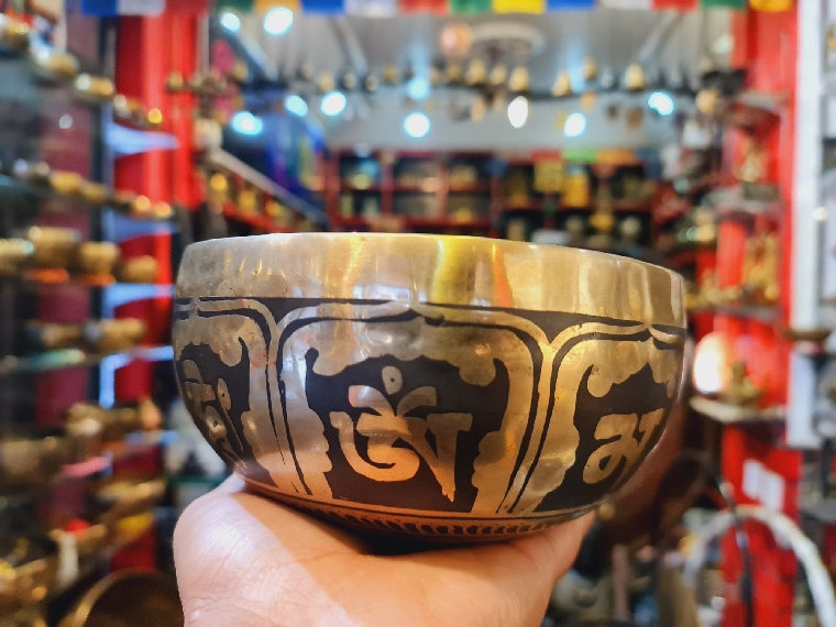 Singing Bowl- Double Dorje Design