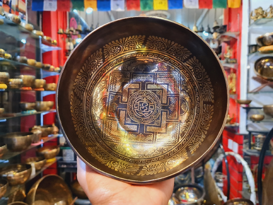 singing Bowl- Mandala Flower of life