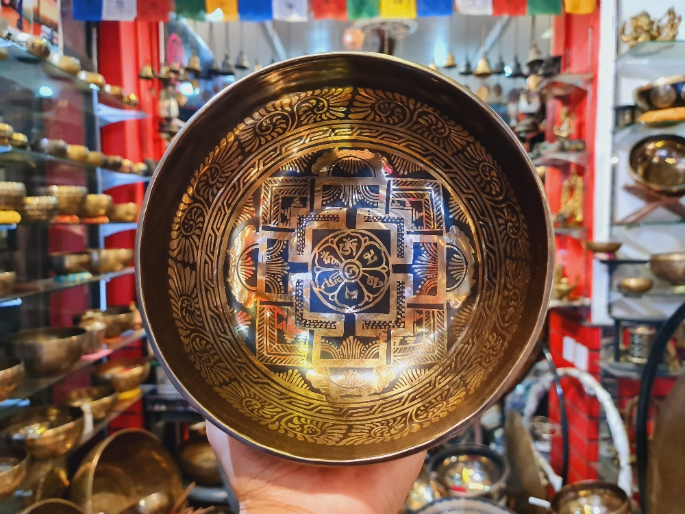 singing bowl-Mandala Design